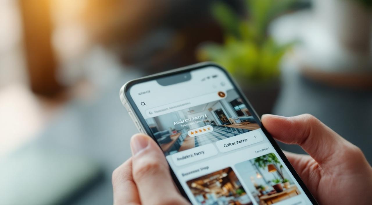 яндекс-бизнес карточка компании в яндекс-картах на смартфоне