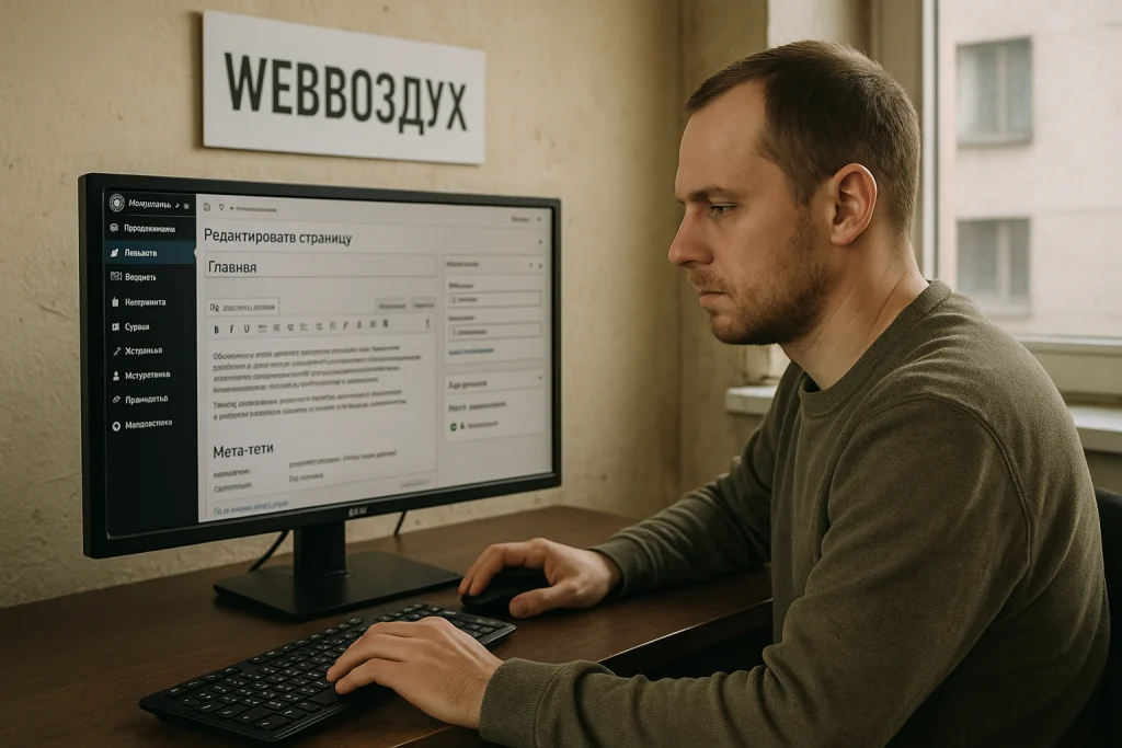 комплексное ведение сайта обновление контента WordPress специалист
