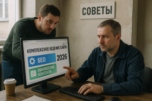 Комплексное ведение сайта: SEO и обновление контента в 2026