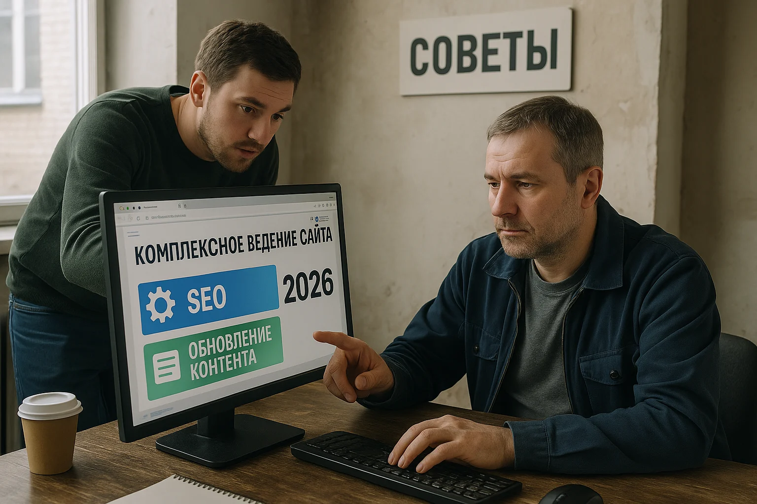 Комплексное ведение сайта: SEO и обновление контента в 2026