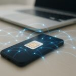 Смартфон с мобильным прокси и сетевыми маршрутами для SEO