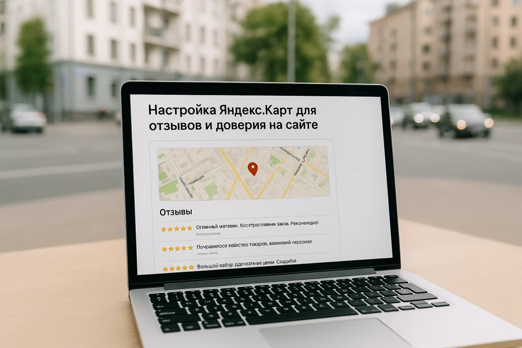 Как настроить Яндекс.Карты на сайте для сбора отзывов и роста доверия