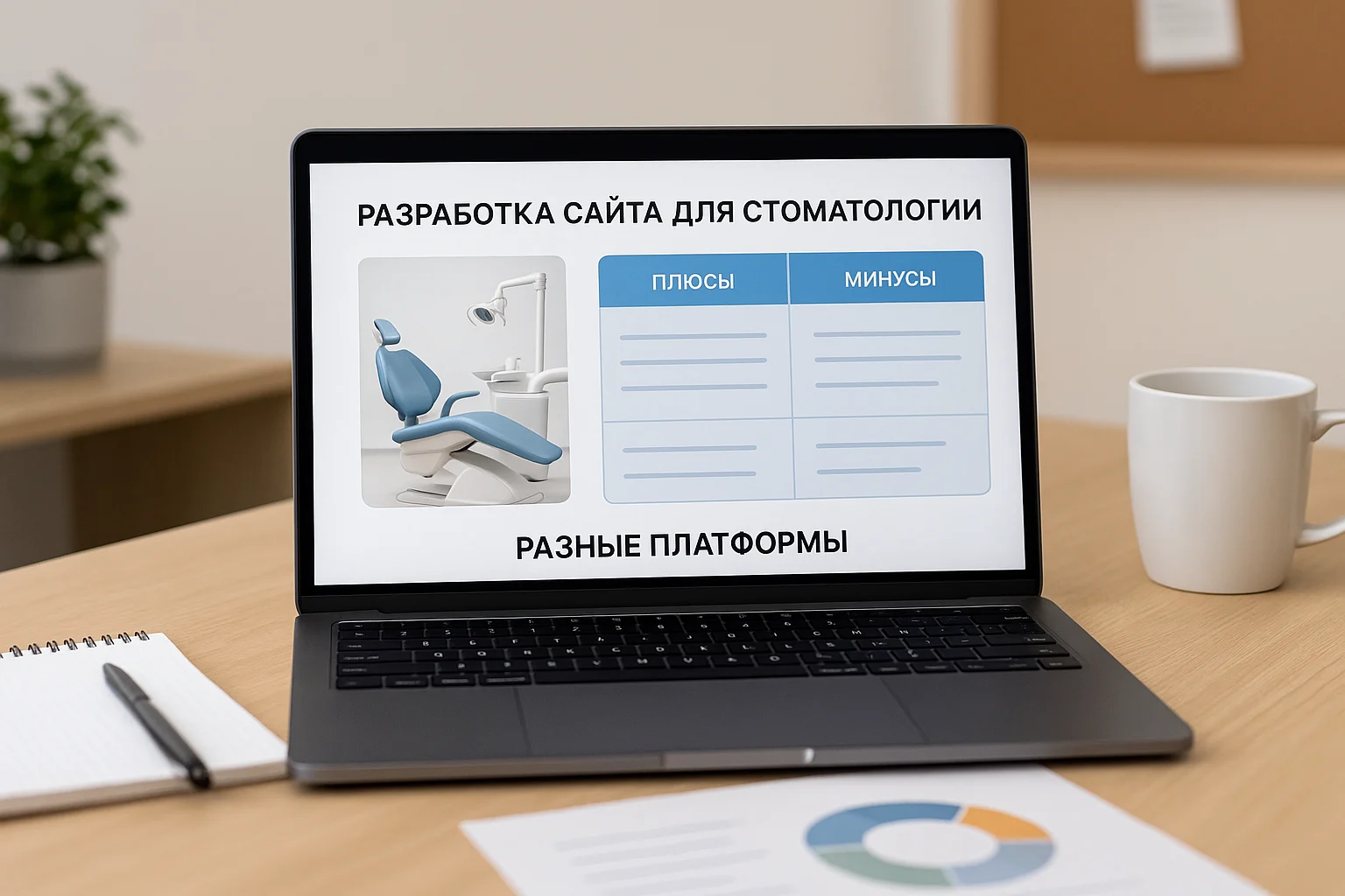 Разработка сайта для стоматологии: плюсы и минусы разных платформ
