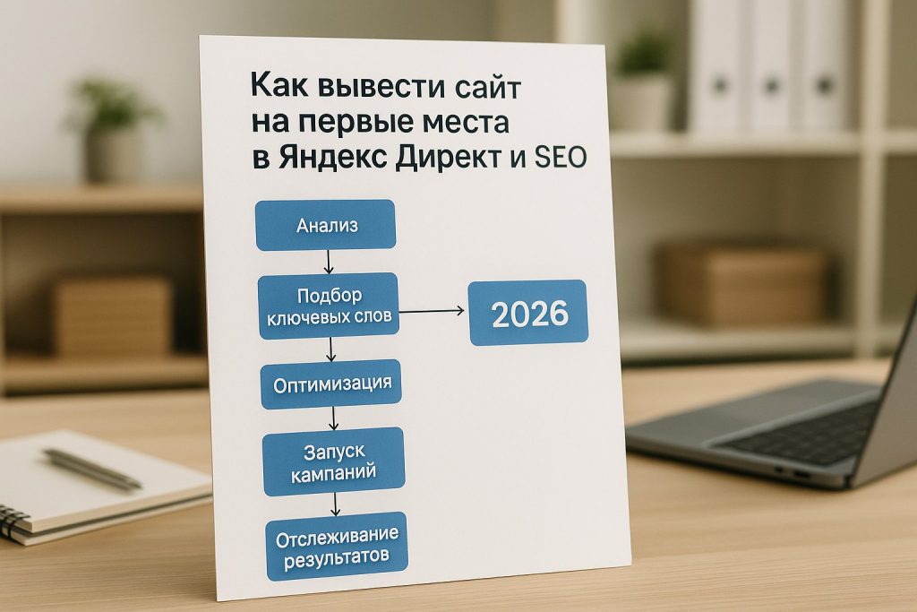Как вывести сайт на первые места в Яндекс Директ и SEO