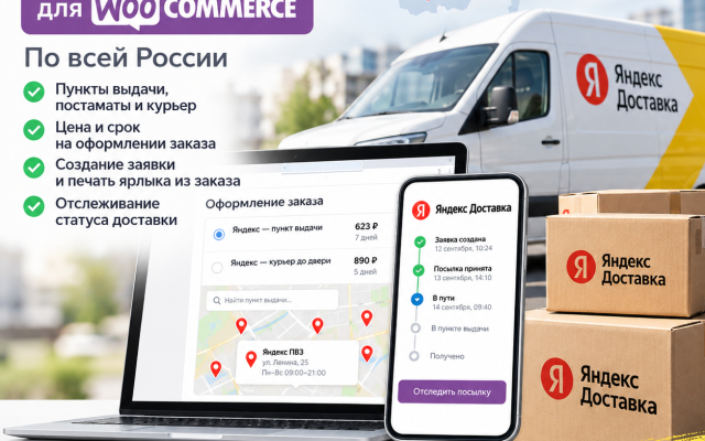 Выбрать Webvozdux — Яндекс Доставка по России